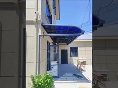 紫外線保護とアルミニウム合金フレーム付きの自己清潔ポリカーボネートアウイング