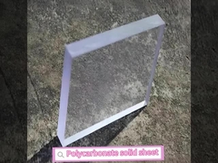PC-122M 固体ポリカルボネート透明シート 1.5-15mm 厚さ RHOS 認証