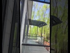 アルミニウム合金枠 グレーのポリカーボネート屋根の天幕 2