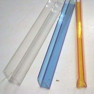 良い価格 モダンポリカーボネート U プロフィール 4mm-20mm 厚さ オンライン