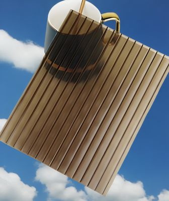 工場価格 6mm 4*8フィート ブロンズポリカーボネット 空白シート