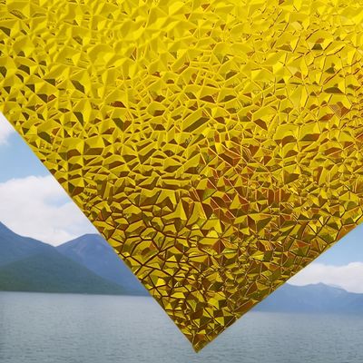 良い価格 ダイヤモンド表面ポリカーボネート ベランダ屋根 2.5mm-10mm 1220mm/2100mm UV保護 オンライン