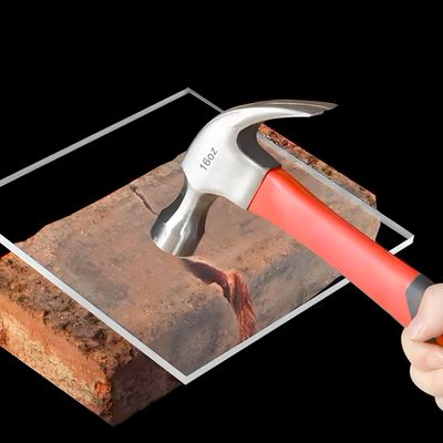 良い価格 10mm 透明なポリカーボネット固形シート 室内・室外 高透明度熱隔熱 オンライン