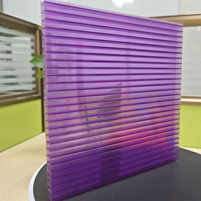 10mm 2.1m*5.8m 紫色ポリカーボネートシート 4層構造