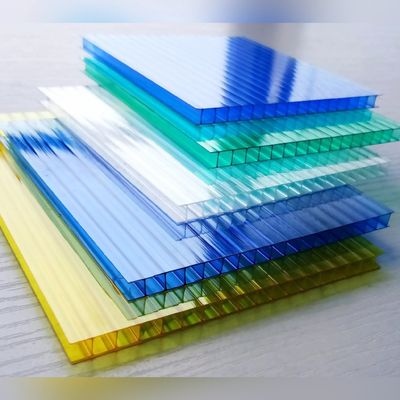 良い価格 Twin-wall 4mm to 20mm Lightweight and Durable Plastic Polycarbonate PC Hollow Sheet for High-Performance Covering System オンライン